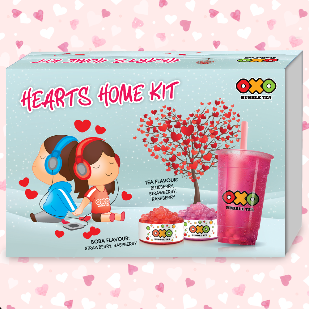 OXO Bubble Tea HEARTS Home Kit