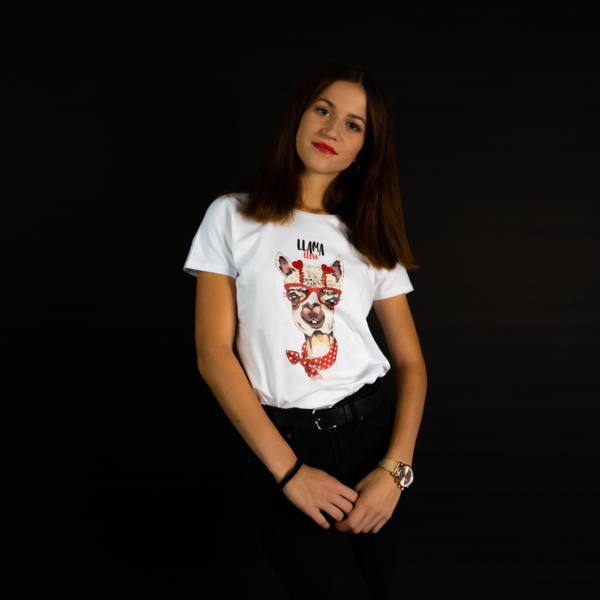 Női póló, OXO - lLAMA Love - WWW.OXOSHOP.HU