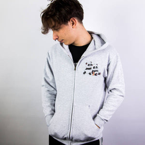 Férfi cipzáras pulcsi, OXO - Panda - WWW.OXOSHOP.HU