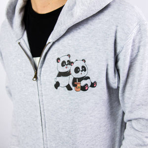 Férfi cipzáras pulcsi, OXO - Panda - WWW.OXOSHOP.HU