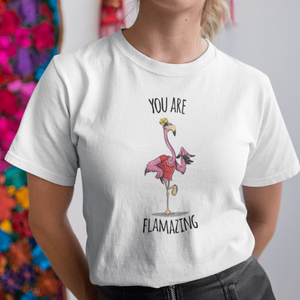 Női póló, OXO - You are flamazing, Flamingó - WWW.OXOSHOP.HU